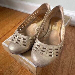 MICHAEL Michale Kors Metallic Flats